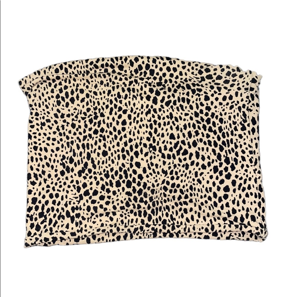 Brandy Melville leopard print tube top